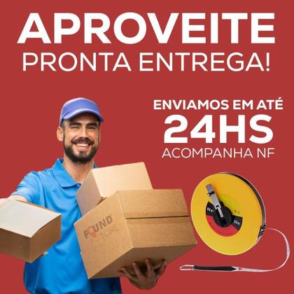 Imagem de Trena Métrica Fita Fibra De Vidro Longa 30 Metros Manivela - FBG TOOLS
