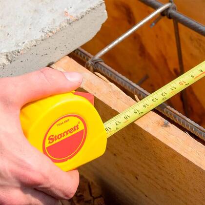 Imagem de Trena Starrett de 3 Metros x 12mm com Trava