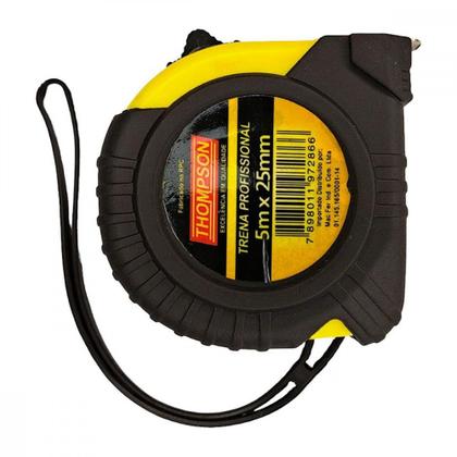 Imagem de Trena Thompson Emborrachada Com Trava E Ima 5Mx25Mm