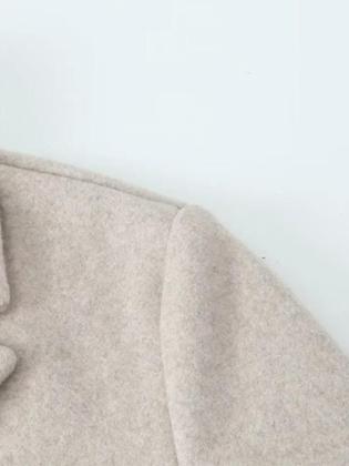 Imagem de Trench Coat Feminino Vintage Longo - Decote em V, Manga Comprida e Estilo Chique