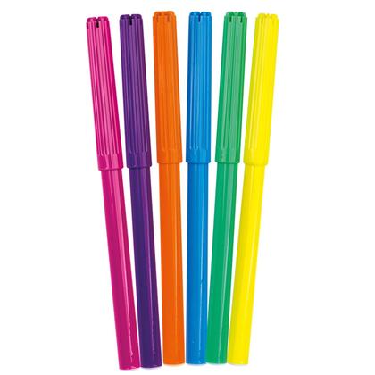 Imagem de Trenzinho Brinquedo Educativo 6 Com Canetinhas Para Pintar