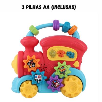 Imagem de Trenzinho de Brinquedo Play Time Music C/ Sons e Luz 2800 - Cotiplás