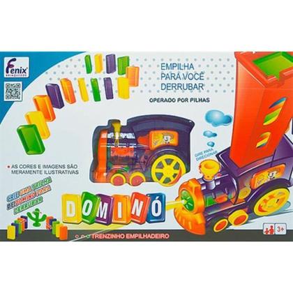 Imagem de Trenzinho Empilha Dominó - Fenix Brinquedos