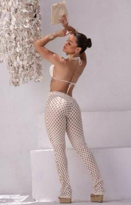 Imagem de Tri Conjunto Praia/ Biquini com calça