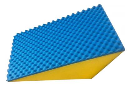 Imagem de Triangular Conforto Travesseiro Encosto Anatômico 45x30 Espuma Repouso .