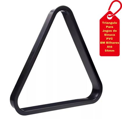 Imagem de Triangulo de Bilhar Sinuca PVC 54MM