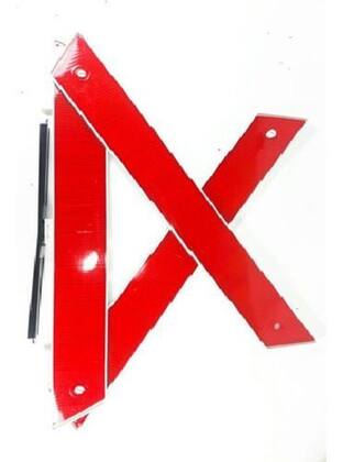 Imagem de Triangulo De Segurança Plástico Com Fundo Branco Universal