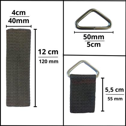 Imagem de Triangulos Com Fita Reforçada P/ Pula Pula 10 Pçs