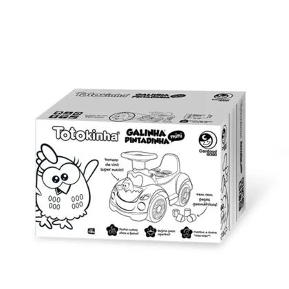 Imagem de Triciclo Andador Totokinha Galinha Pintadinha Mini Azul - Cardoso