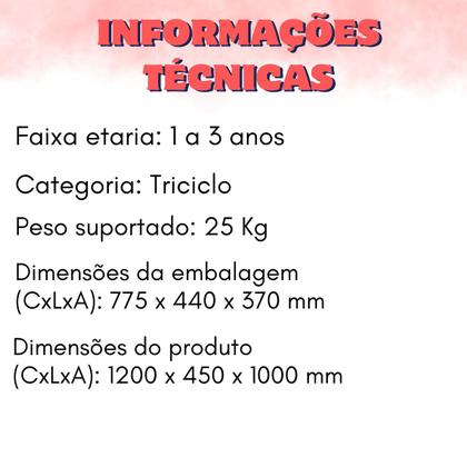 Imagem de Triciclo Baby Trike Evolution Spider Biemme