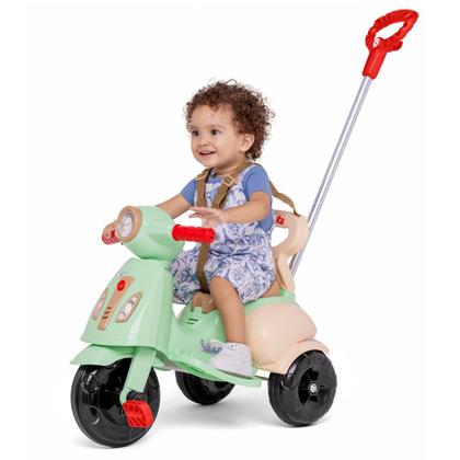 Imagem de Triciclo de Passeio 2em1 Vespita Capri c/ Empurrador e Pedal