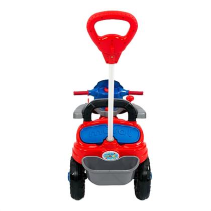 Imagem de Triciclo De Passeio Baby City Spider Com Pedal Buzina Haste Direcionável