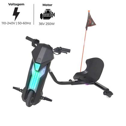 Imagem de Triciclo Elétrico Drift 360 36V 3 Velocidades Suporta 120kg