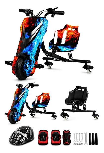 Imagem de Triciclo Eletrico Drift Firewater Extreme 36v Zippy Toys
