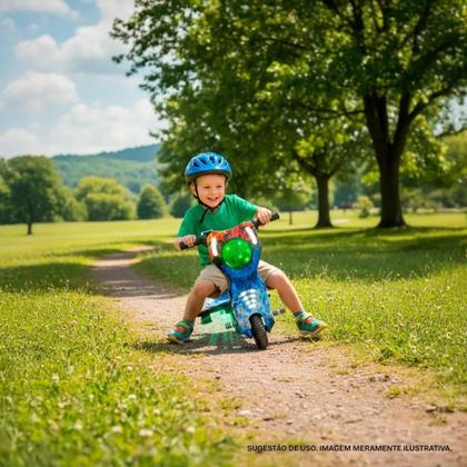 Imagem de Triciclo Elétrico Drift Moto Infantil Led Som 36v Colorido Fogo - Jhamba