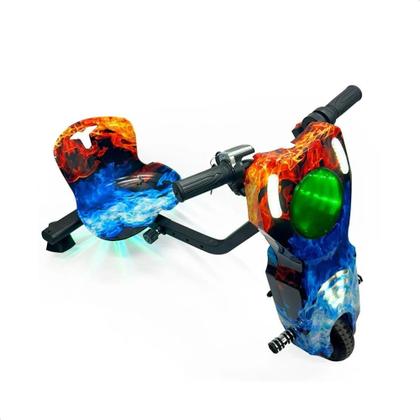Imagem de Triciclo Elétrico Drift Moto Infantil Led Som 36v Colorido Fogo - Jhamba