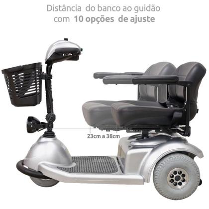 Imagem de Triciclo Elétrico Freedom Mirage SX Prata