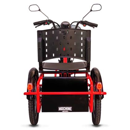 Imagem de Triciclo Elétrico Machine Force 800W com Ré, Farol, Alarme e Cestinho