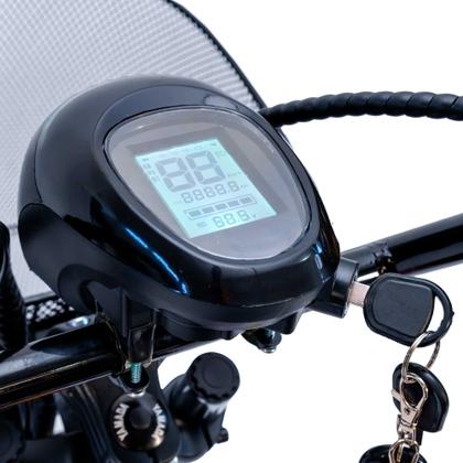 Imagem de Triciclo Elétrico Machine Force 800W com Ré, Farol, Alarme e Cestinho