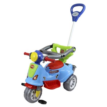 Imagem de Triciclo Infantil Avespa Colorido ProteÇÃo Lateral E Haste