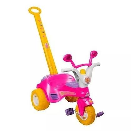 Imagem de Triciclo Infantil C/ Empurrador Motoca Carrinho Passeio Bike