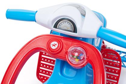 Triciclo infantil com empurrador e protetor 1-3 anos lelecita calesita Imagem de Triciclo infantil com empurrador e protetor 1-3 anos lelecita calesita