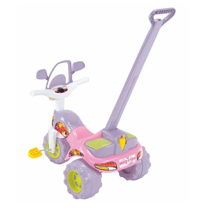 Imagem de Triciclo Infantil com Haste - Tico-Tico Meg - Magic Toys
