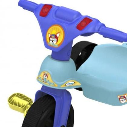 Imagem de Triciclo Infantil Fox Racer Azul Com Pedal Xalingo