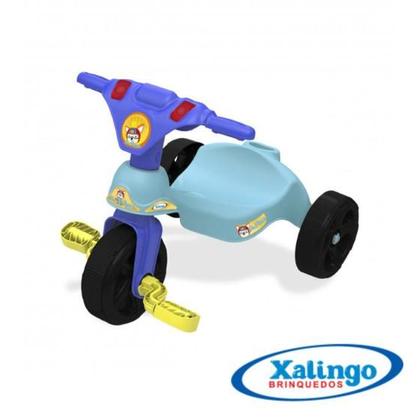 Imagem de Triciclo Infantil Fox Racer Azul Com Pedal Xalingo