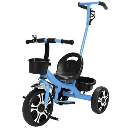 Imagem de Triciclo Infantil Haste Empurrar Suporte para os Pés