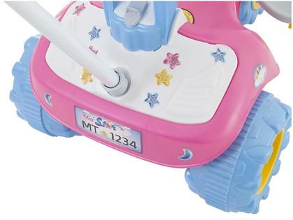 Triciclo Infantil Magic Toys com Empurrador - Unicórnios Tico-Tico Uni Star Haste Removível Imagem de Triciclo Infantil Magic Toys com Empurrador