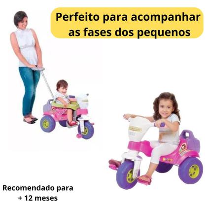 Imagem de Triciclo Infantil Magic Toys Motoca Tico Tico Bichos Com Som