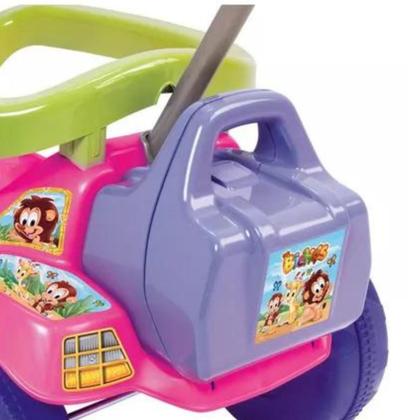 Imagem de Triciclo Infantil Magic Toys Motoca Tico Tico Bichos Com Som