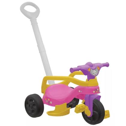 Imagem de Triciclo Infantil Menino Empurrador Passeio Completo Pedal