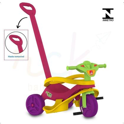 Imagem de Triciclo Infantil Mototico Passeio e Pedal Bandeirante