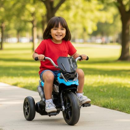 Imagem de Triciclo Infantil Passeio com Pedal 3 Rodas Brinquedo com Música e Som