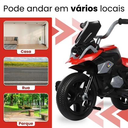 Imagem de Triciclo Infantil Passeio com Pedal 3 Rodas Brinquedo com Música e Som