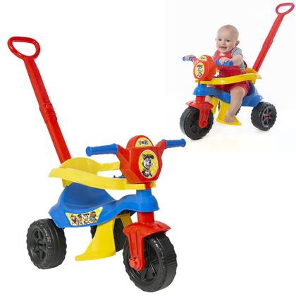 Imagem de Triciclo Infantil Passeio Patrulha Menino Canina Empurrador