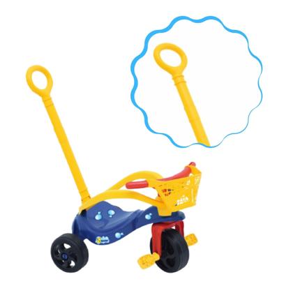 Imagem de Triciclo Infantil Peixinho com Empurrador Proteção e Cestinha Xalingo