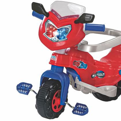 Imagem de Triciclo Infantil Tico Tico Red Com Haste E Aro De Segurança Magic Toys