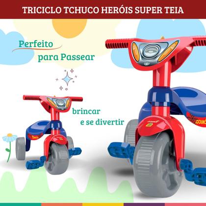 Imagem de Triciclo Infantil Velotrol Herois Super Teia Samba Toys