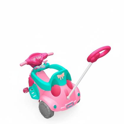 Imagem de Triciclo Infantil Xalingo 3 Em 1 Pink Com Empurrador E Pedal