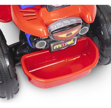 Imagem de Triciclo Moto Para Passeio Com Empurrador e Pedal América Maral