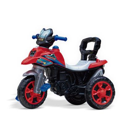 Imagem de Triciclo Moto Trail Infantil 2 em 1 com Pedal e Empurrador Vermelha - Maral