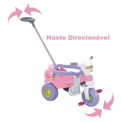 Imagem de Triciclo Motoca Infantil Bichos Com Hastes tico Sons e Luzes