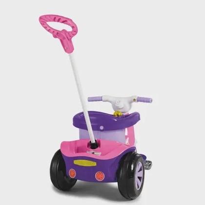 Imagem de Triciclo Velomoto 2 Em 1 Rosa Calesita 1041
