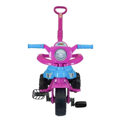 Imagem de Triciclo Velotrol De Passeio e Pedal Infantil 3 em 1 Kemotoca Protetor e Suporte para os Pés Kendy