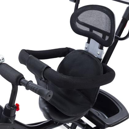 Imagem de Triciclo Velotrol De Passeio e Pedal Infantil 3 em 1 Protetor e Suporte para os Pés Haste Empurrar Multifuncional
