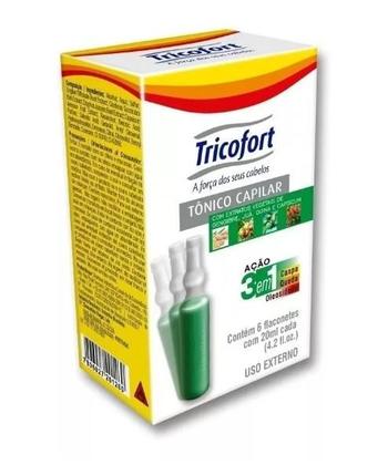 Imagem de Tricofort Tônico Capilar Ação 3 Em 1 Caixa C/6 Ampolas 20ml
