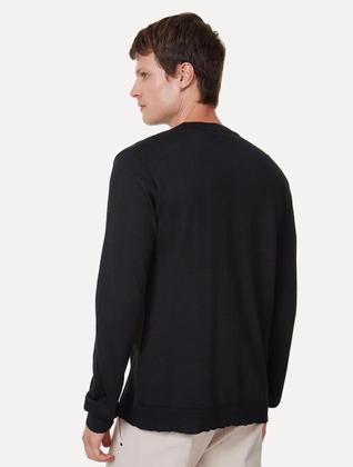 Imagem de Tricot John John Masculino J Script Preto